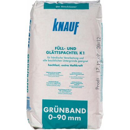 Grünband Füll- und Glättspachtel K1 Knauf