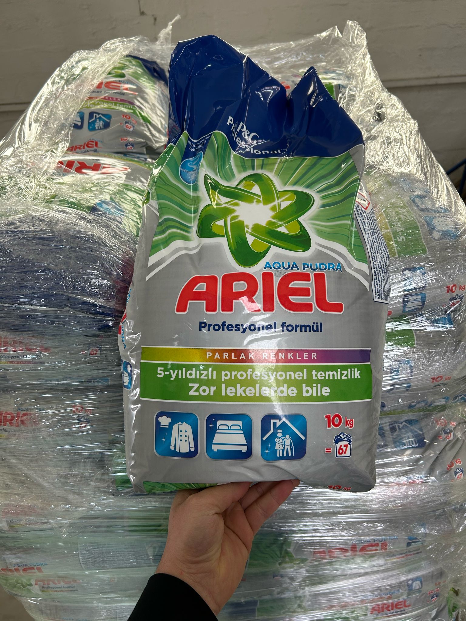 ARIEL Aqua Puder Waschmittel 10 KG BiLi SHOP