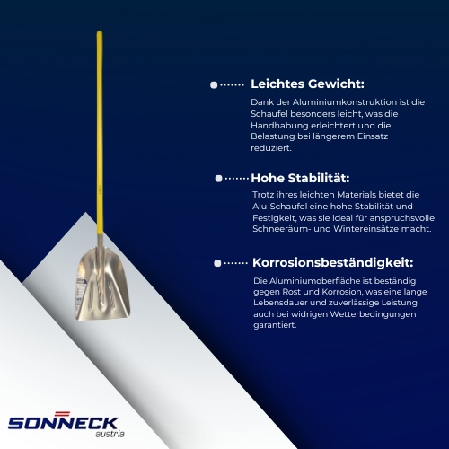 Sonneck - Alu-Schaufel, leicht und langlebig BiLi SHOP